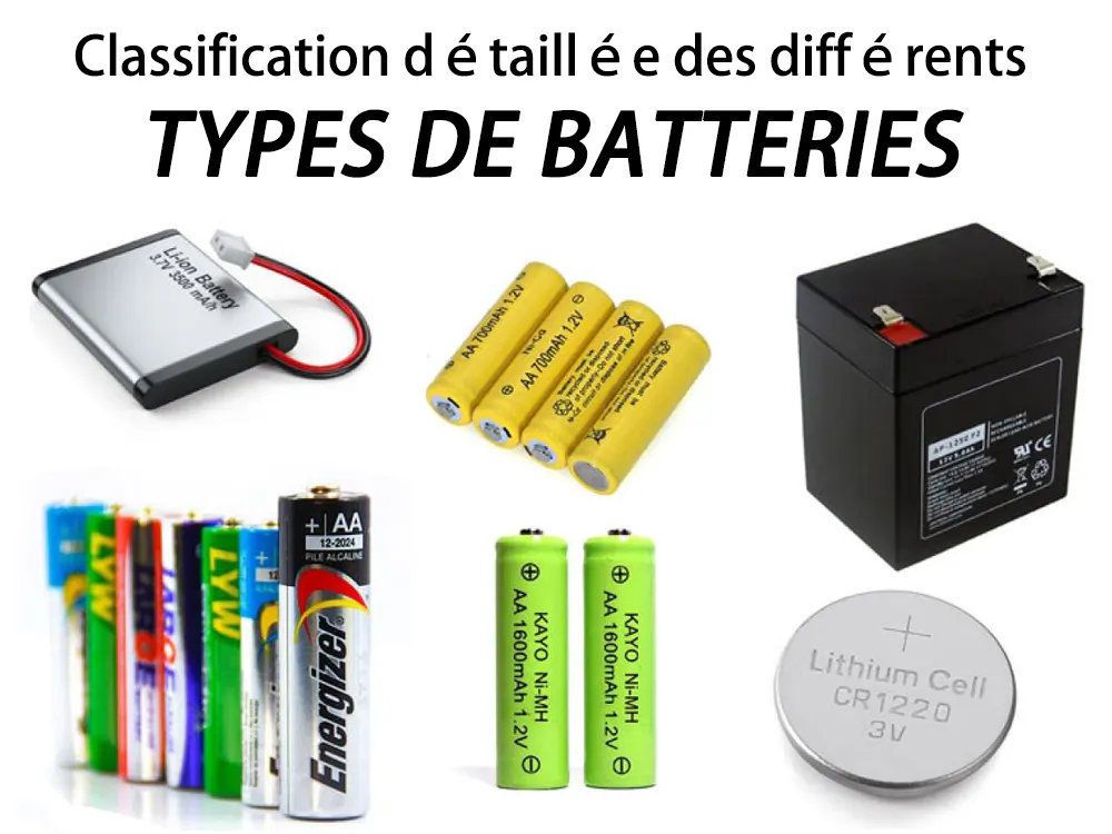 Classification détaillée des différents types de batteries TYCORUN ENERGY